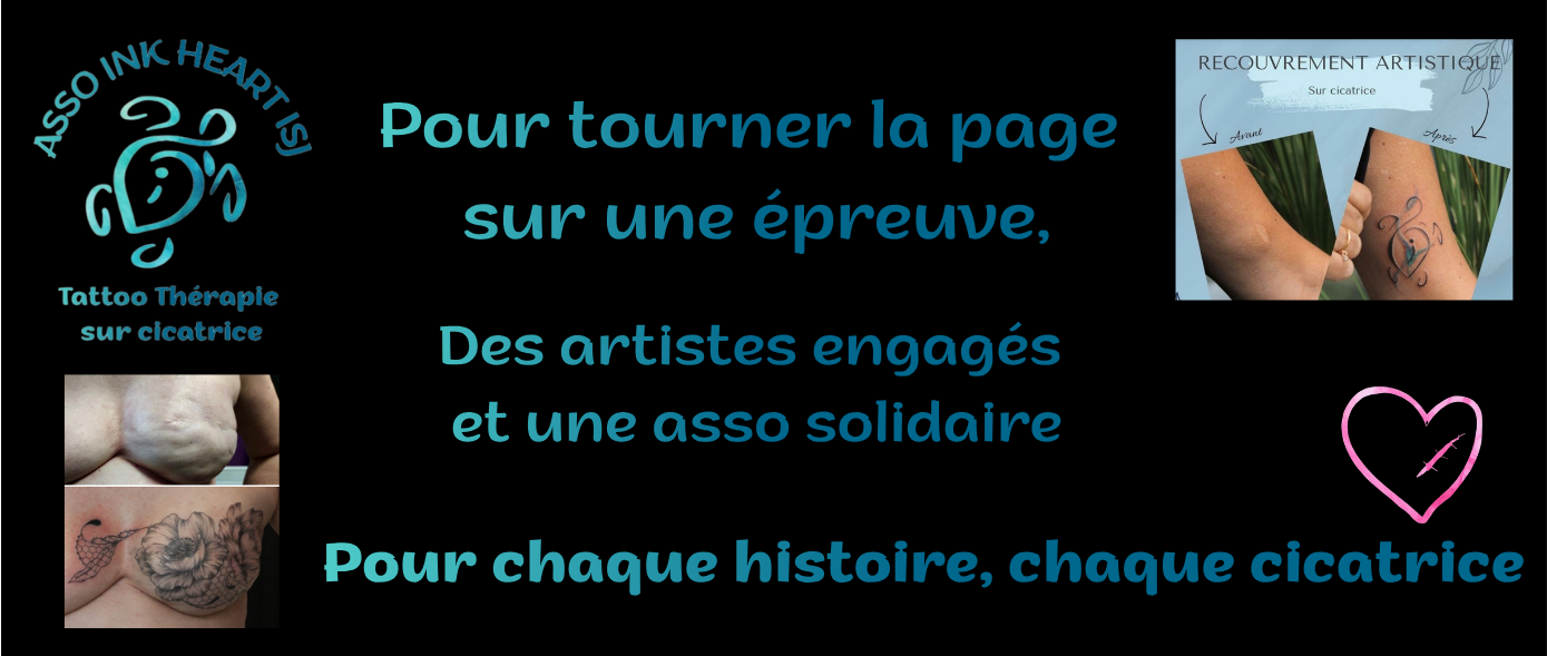 Tatouage thérapeutique sur cicatrice - Ink Heart
